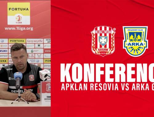 Konferencja prasowa po meczu Apklan Resovia – Arka Gdynia