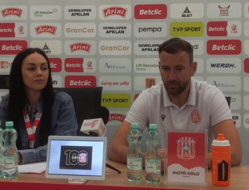 KONFERENCJA PRASOWA PO MECZU RESOVIA – POGOŃ GRODZISK MAZOWIECKI