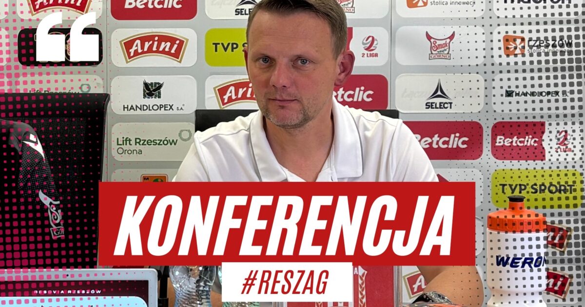Konferencja prasowa po meczu Resovia – Zagłębie Sosnowiec (28.11.2025)