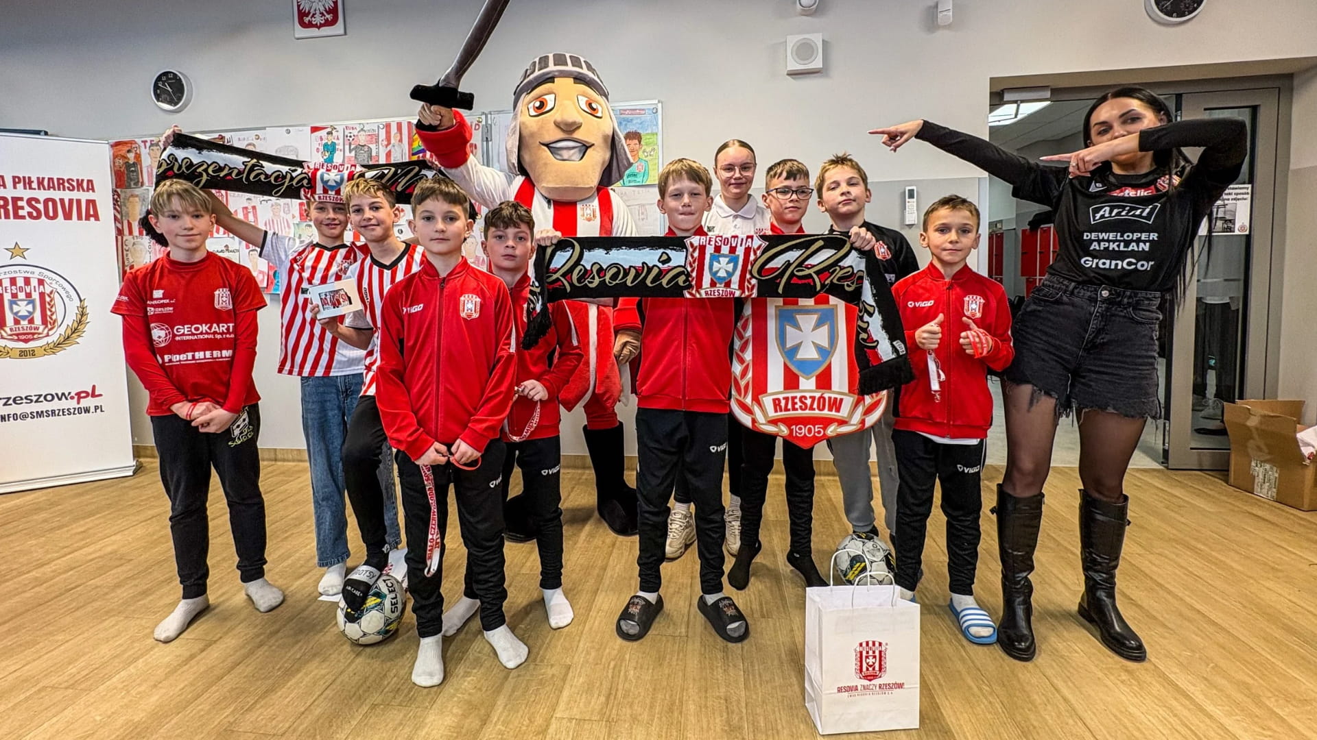 ,,Lekcja z Resovią” w Szkole Mistrzostwa Sportowego RESOVIA w Rzeszowie