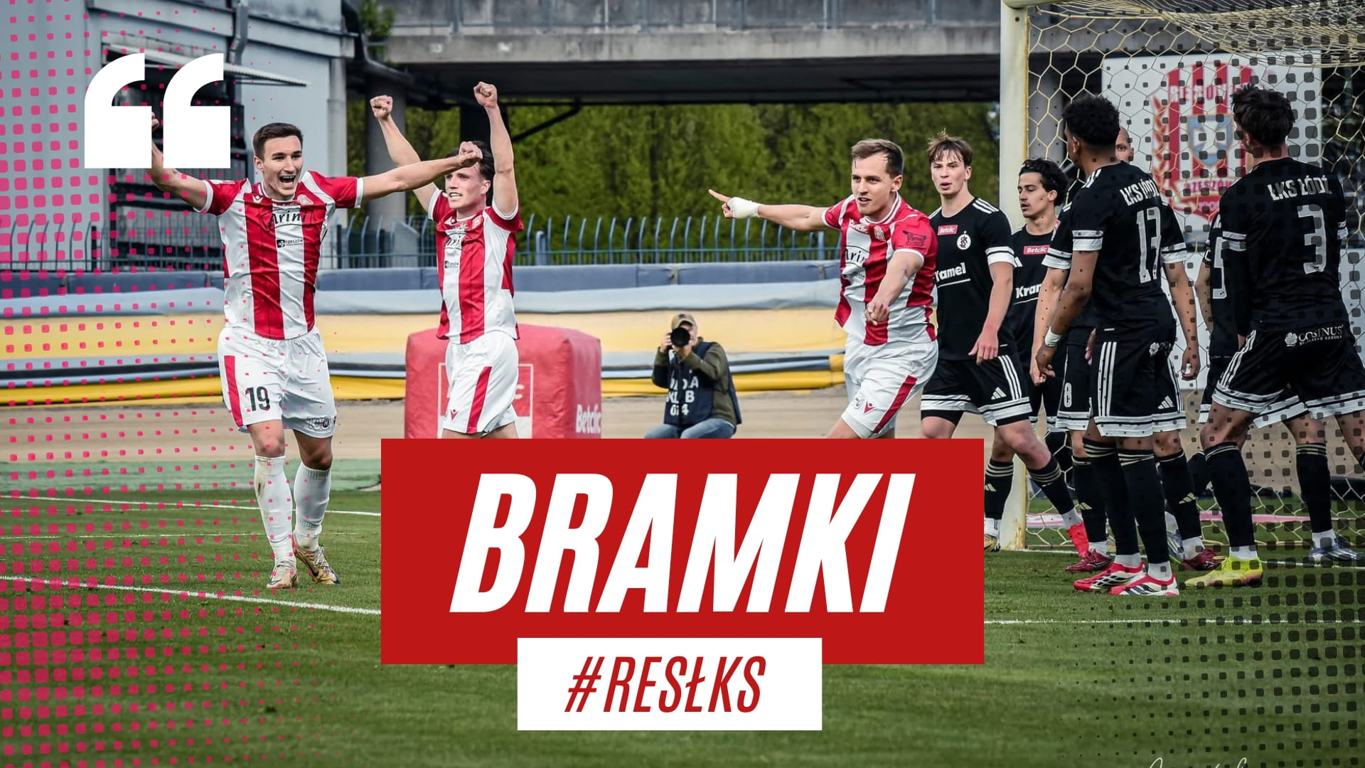 Bramki z meczu Resovia – ŁKS II Łódź (24.04.2026)