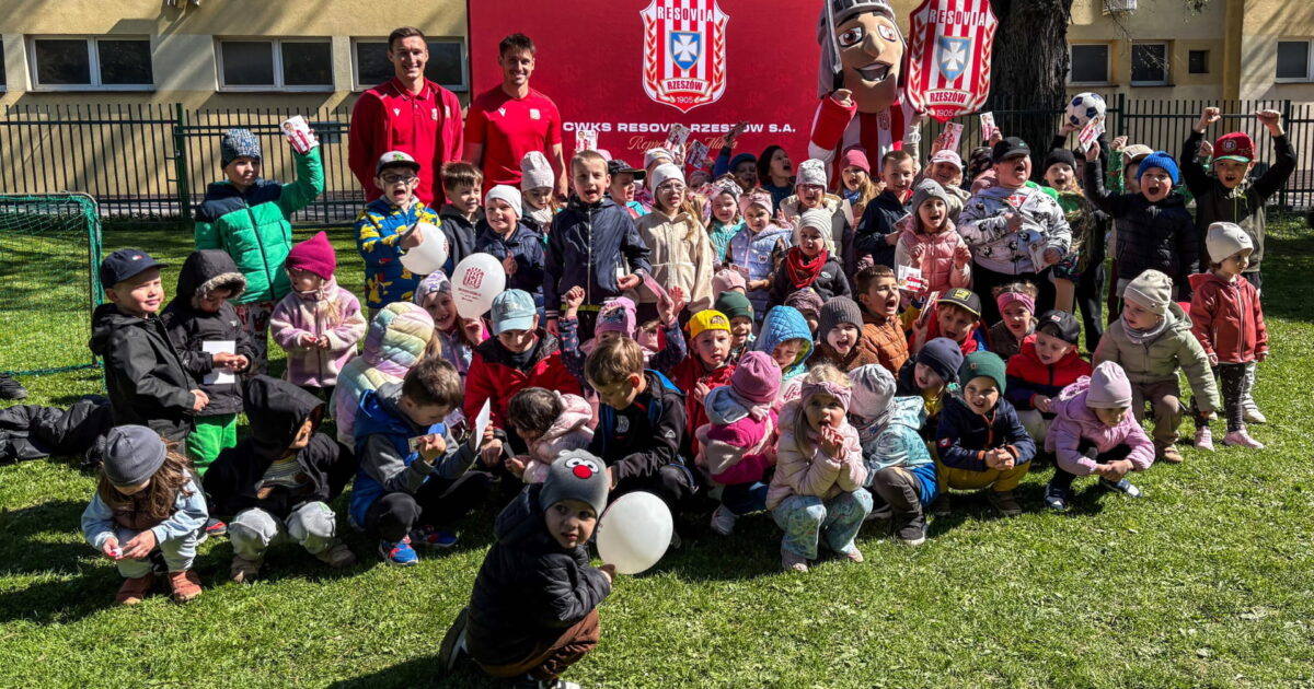 „Lekcja z Resovią” w Przedszkolu Publicznym nr 2 w Rzeszowie
