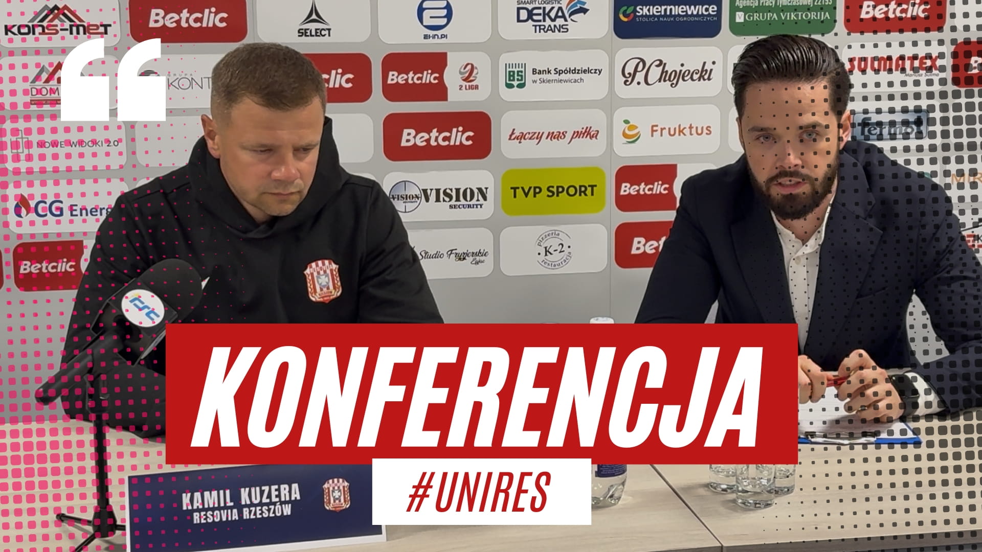 Konferencja prasowa po meczu Unia Skierniewice – Resovia (10.05.2026)