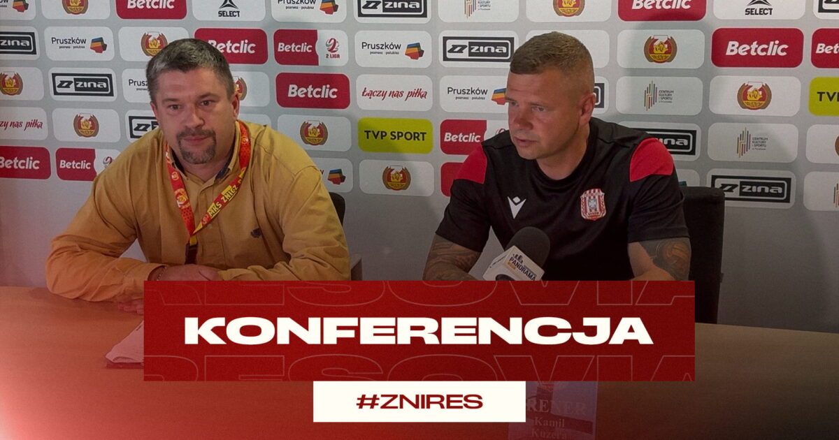 Konferencja prasowa po meczu Znicz Pruszków – Resovia (24.07.2026)