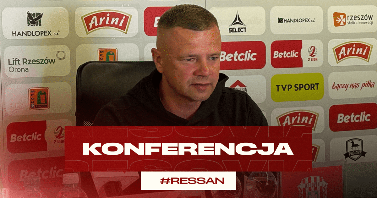 Konferencja prasowa po meczu Resovia – Sandecja Nowy Sącz (28.08.2026)