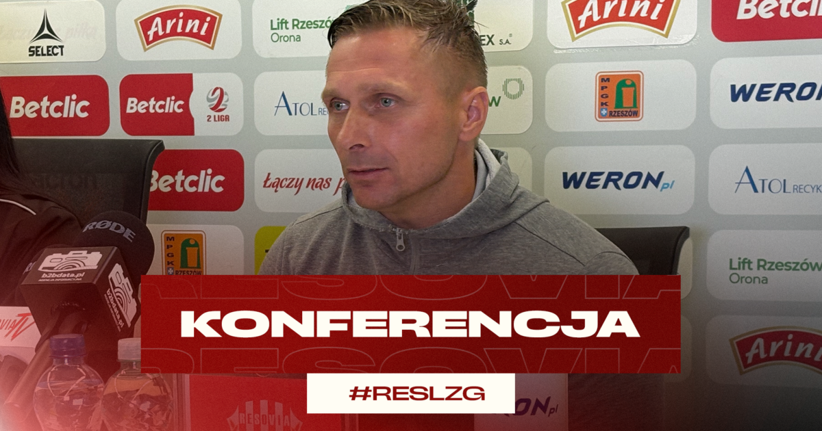 Press conference after the Resovia – Lechia Zielona Góra match (11.09.2026)